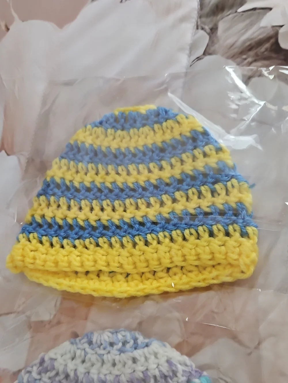 Infant HATS WINTER set Of 6 Hand Made. NEW Great Gifts